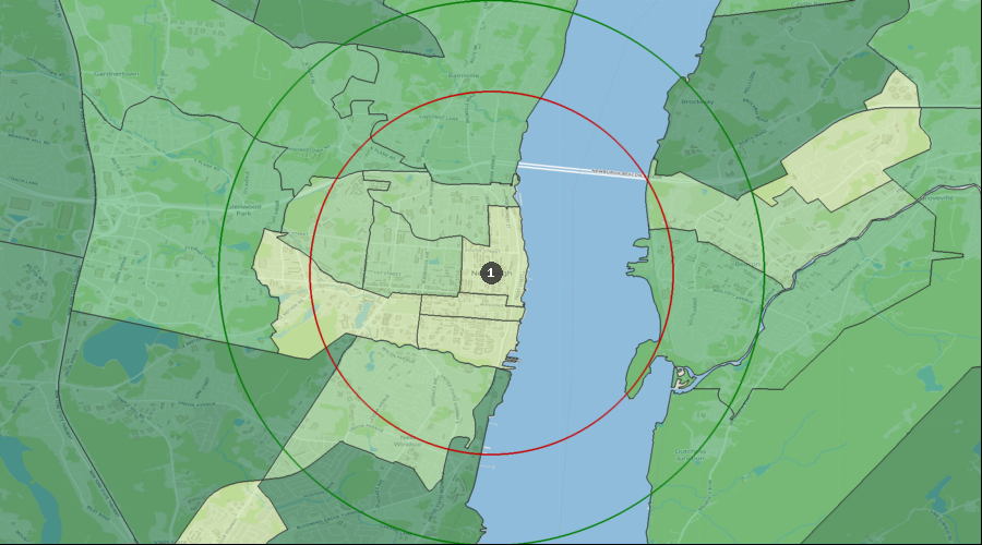 Newburgh, New York - Median Household Income